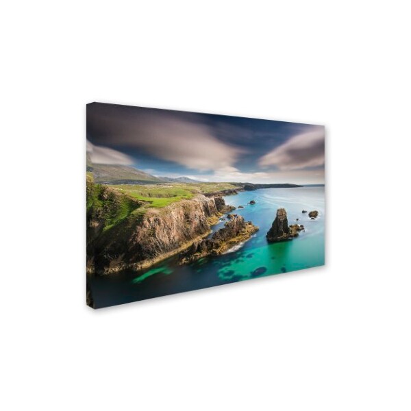 Michael Blanchette Photography 'Cliffs Of Mangersta' Canvas Art,12x19